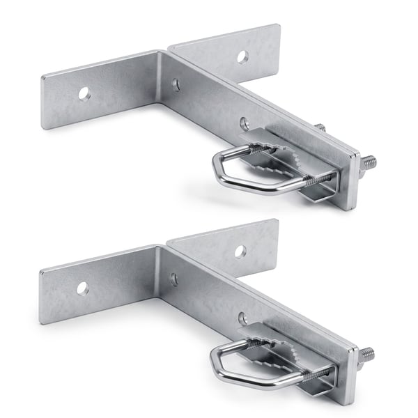 Extralink KK200 MAST MOUNT WITH U-BOLTS M8, Ruostumaton teräs, Kulmakiinnitin, 40 kg, Terästä, Yleiskäyttö, Sinkkipinnoitus