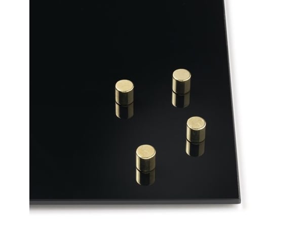 Super Stærke Magneter' cylinder guld Ø 1 x 1 cm - (4 stk.)