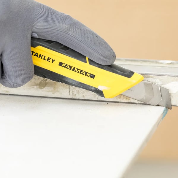 Stanley Knife 25 mm sammenleggbart blad med knott og lås (FMHT10330-0)