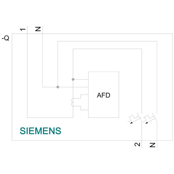 Siemens 5SV60166KP13 5SV6016-6KP13 Styrenhet för brandskydd