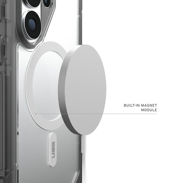 UAG - Trooper w/Magnet Cover - Clear/Ash - Samsung S26 Ultra