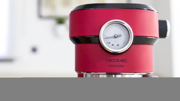 Cecotec Cafelizzia 790 Shiny Pro, Espressomaskin, 1,2 L, 1350 W, Sort, Rød