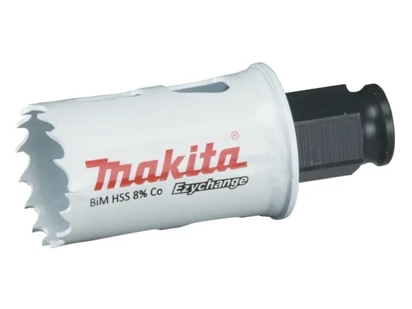 Makita E-03729, Yksi, Pora, Terästä, Alumiini, Muovi, Puu, Ruostumaton teräs, Valkoinen, Kaksoismetalli, 4,4 cm
