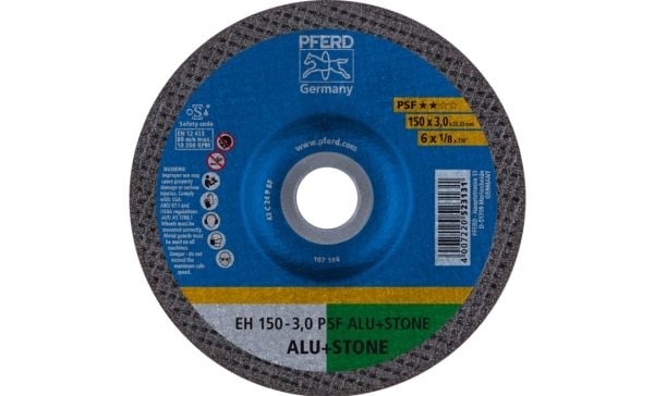 PFERD 61823326, levyleikkuri, Alumiini, valurauta, Betoni, Kirjometalli, Kivi, Laatta, 15 cm, Mikä tahansa tuotemerkki, Tasainen keskiosa, 2,22 cm