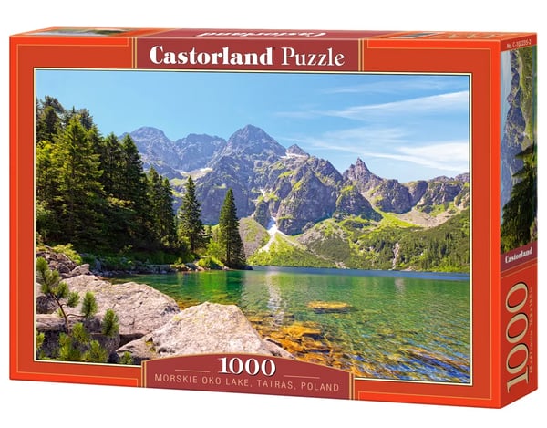 Castorland Morskie Oko lake, Tatras, Poland 1000 pcs, 1000 stykker, Landskap, 9 år