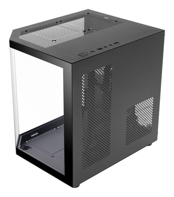 Mars Gaming MC-3TLITE PC-chassi för mATX och Mini-ITX, svart