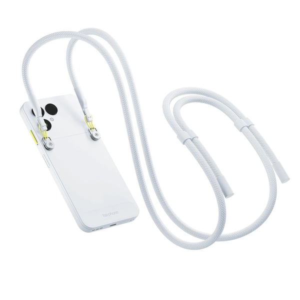 Fairphone - Snodd för mobiltelefon - molnvit - för Fairphone (Gen. 6)