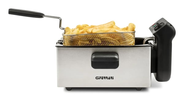 G3 Ferrari Pastella, Rasvakeitin, 3 L, 130 °C, 190 °C, Yksi, musta, Ruostumaton teräs