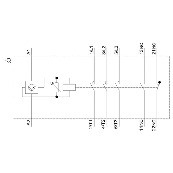 Siemens 3RT2035-3XF40-0LA2 Radan suojaus 3 x katkaisija 690 V/AC 1 kpl