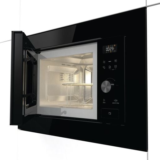 Gorenje BM201AG1BG inbyggd mikrovågsugn 20 L 700 W med grill, svart