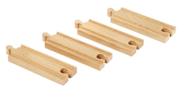 BRIO 33334 Raka skenor, korta