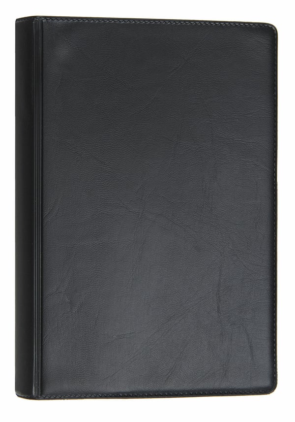 Lommeringpermer størrelse 4 163 x 11 mm 8 mm 6-ringsmekanisme svart