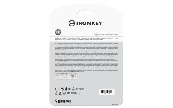 Kingston IronKey Vault Privacy 50 Series - USB-flashstasjon - 512 GB - USB 3.2 Gen 1