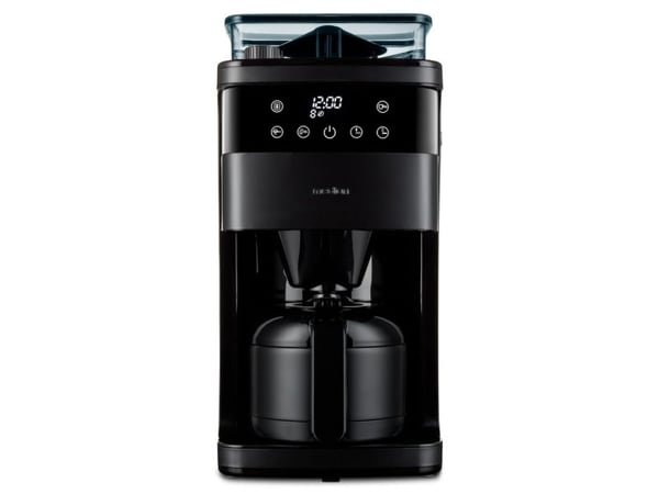 MEDION MD 19911, Kaffebrygger (drypp), 1 l, Kaffe bønner, Innebygd kaffekvern, 1000 W, Sort