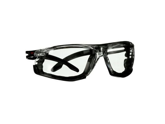 3M SF501SGAF-BLK-FM, Skyddsglasögon, Monteringsarbete, Bygg/renovering, Dammarbete, Sliparbete, Turning/routing work, Kemiarbete, Alla, Svart, Tran...