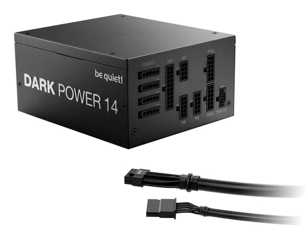 be quiet Dark Power 14 -virtalähde 850 W BP019EU 80 PLUS Titanium, musta