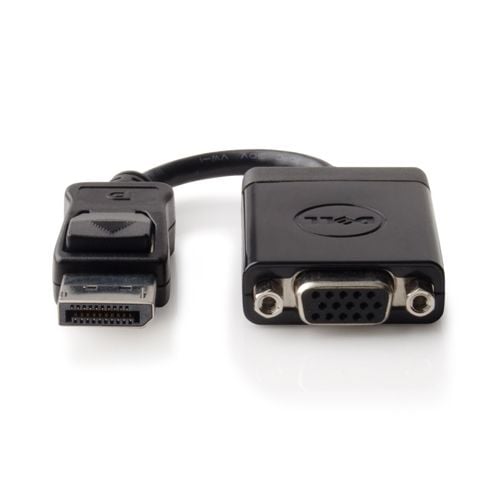 Dell DisplayPort - VGA-sovitin - Videomuuntaja - DisplayPort - VGA - Inspiron 15R N5110, 17R 57XX, 17R 7720, 5458; XPS 12 9250, 13 9350, 15 9550, M...