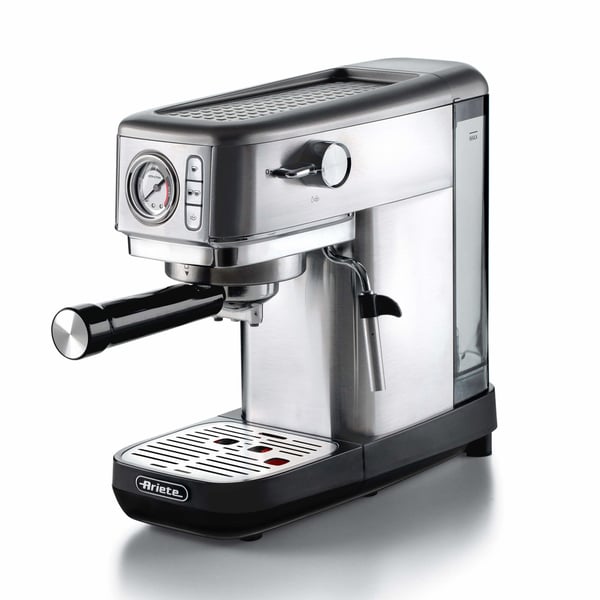Ariete 1381 - Kaffemaskin med melkeskummer - 15 bar - sølv