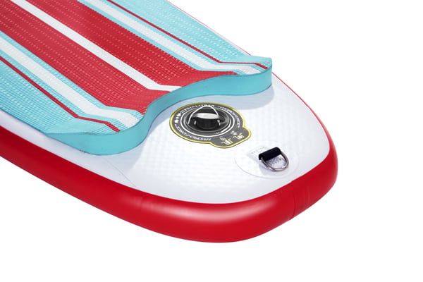 Bestway surfboard Hydro-Force Compact, Flad, W-Konkav, Blå, Polyvinylchlorid (PVC), Tritech, 90 kg
