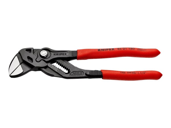 Knipex 86 01 180, 1,2 cm, 4 cm, Muovi, Punainen, 43 mm, 180 mm