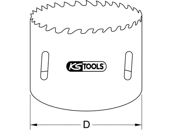 KS Tools 129.5038, Yksi, Puolikova kuitulevy (MDF), Kirjometalli, Kipsilevy, Terästä, Puu, Punainen, HSS-teräs, Kaksoismetalli, HSS-teräs