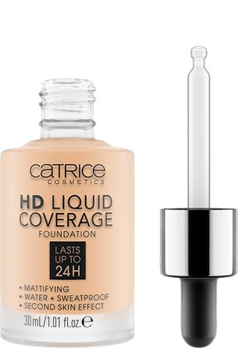 Catrice HD Liquid Coverage Foundation No. 005 Nude Long-Lasting Matte