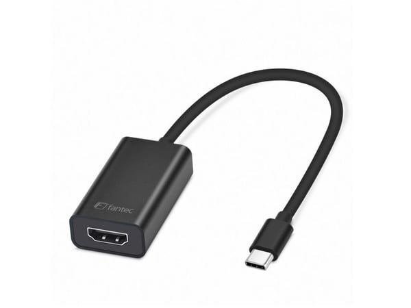FANTEC - Extern videoadapter - USB-C - HDMI - svart