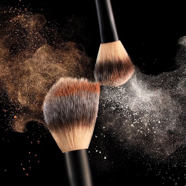Rodial 5060725473270, Pulverpensel, Afrundet, Blandet, Syntetisk, Sort, Kvinder