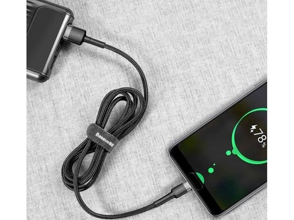 Baseus Cafule, 0,5 m, USB A, USB C, USB 2.0, 0,48 Gbit/s, Svart