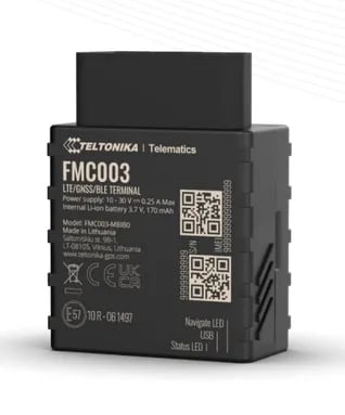 Teltonika FMC003 auton GPS-paikannin 0,128 GB, musta