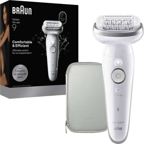Braun Silk-épil 9-000 epilaattori, 40 pinsettiä, kulta/valkoinen