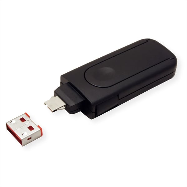ROLINE 11.02.8330, Portinlukitsin, USB A-tyyppi, Musta, Muovi