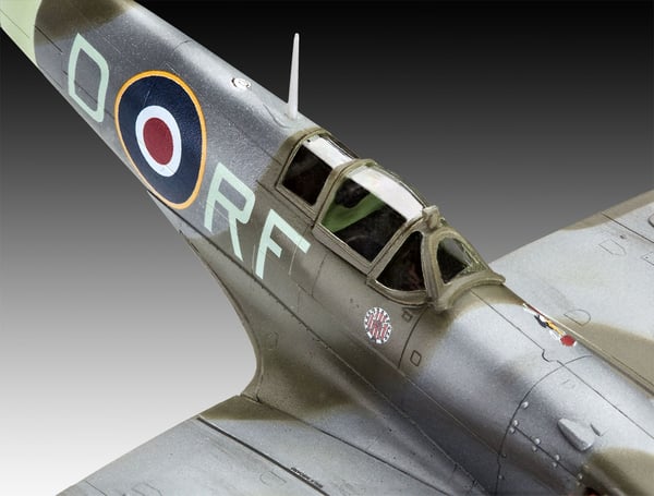 Revell Spitfire Mk.Vb, Flymodell med fastvinge, Monteringssett, 1:72, Spitfire Mk.Vb, Hankjønn, Second World War