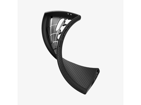 Spigen Liquid Air - Baksidesskydd för mobiltelefon - termoplastisk polyuretan (TPU) - mattsvart - för Samsung Galaxy S24 Ultra