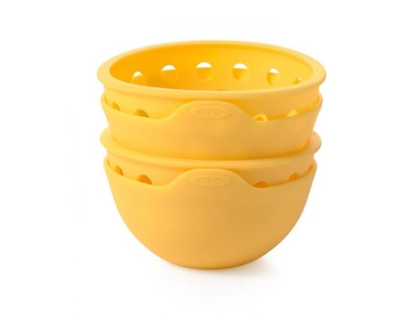 OXO 11207000MLNYKEU, 2 egg, Gult, Silikon, 76 mm, 76 mm, 88 mm