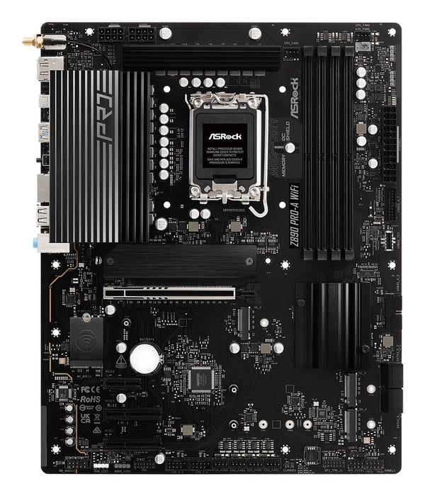 ASRock Z890 Pro-A WiFi -emolevy, LGA1851, ATX, DDR5