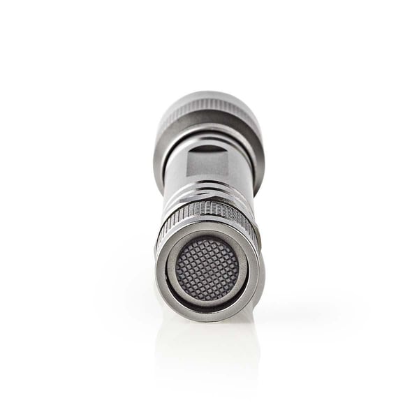 Nedis LTRH3WGY, Handficklampa, Grå, Aluminium, Knappar, IPX5, LED