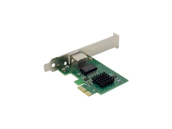 LevelOne GNC-0113, Intern, Koblet med ledninger (ikke trådløs), PCI Express, Ethernet, 5000 Mbit/s, Grønn