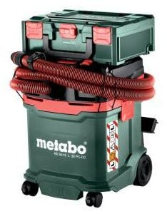 Metabo AS 36-18 L 30 PC CC Akkusauger Krt., Kuiva ja märkä, musta, Vihreä, Punainen, Fleece, L, Painikkeet, 30 L