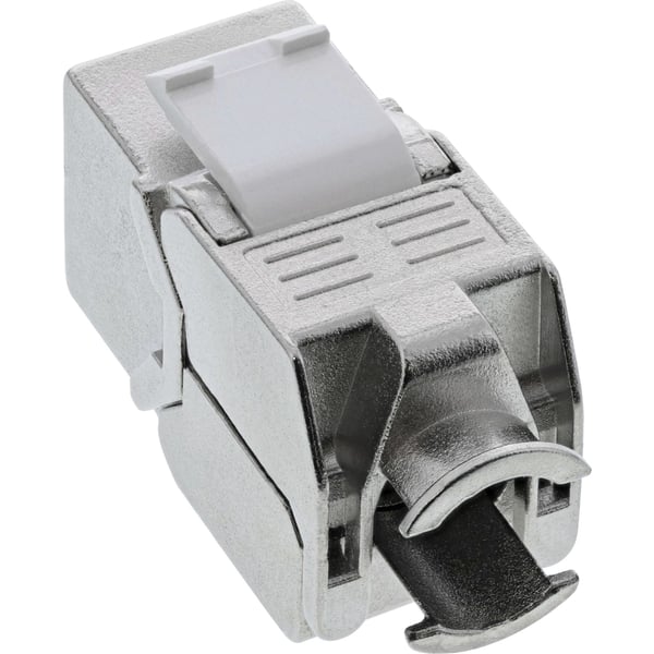 InLine 76202O, Litteä, Metallinen, RJ-45, LSA, Naarasliitin, Naarasliitin, Naarasliitin
