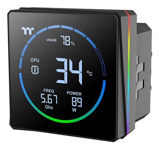 Thermaltake TH360-S V3 ARGB Sync - Væskekjølesystem for prosessor - Radiatorstørrelse: 360 mm - (for: LGA1150, LGA1151, LGA1155, LGA1156, LGA1200, ...