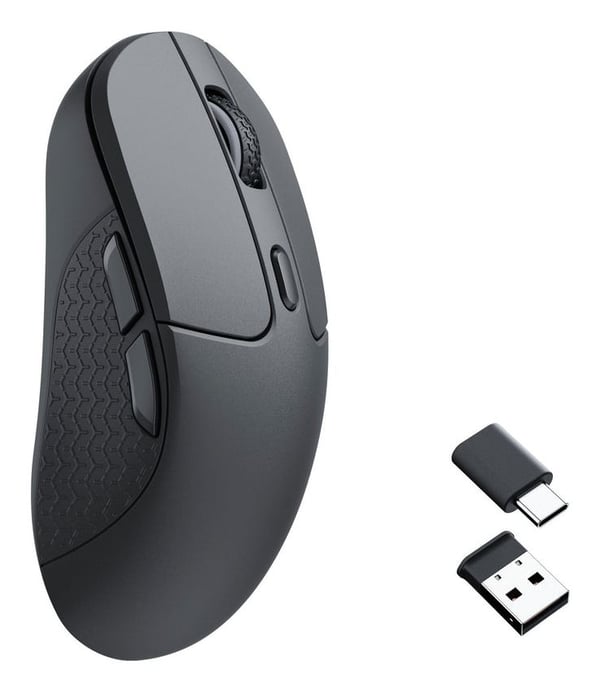 Keychron M3 1K trådlös mus 12000 DPI 1000 Hz, svart