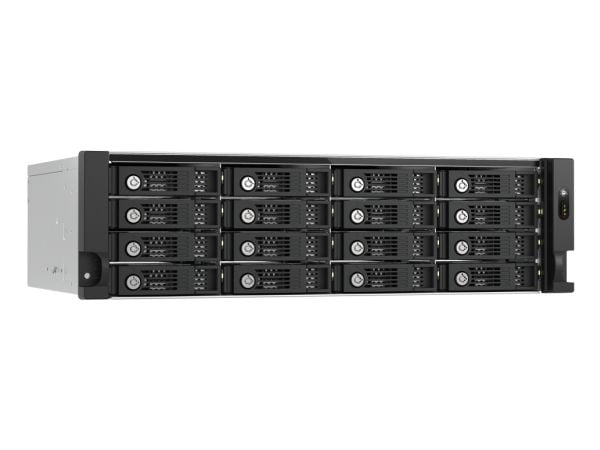 QNAP TL-R1600PES-RP JBOD-kabinett med 16 plasser, 3U, 2,5/3,5" SATA 6 Gbit/s
