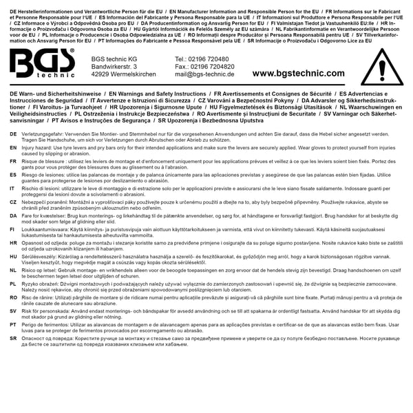 BGS technic pry bar-sett