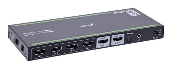 InLine 57885A, HDMI, Metall, Svart, 8 kV, 4 kV, Dolby Vision, High Dynamic Range 10 (HDR10), High Dynamic Range 10+ (HDR10 Plus), Hybrid Log-Gamma...