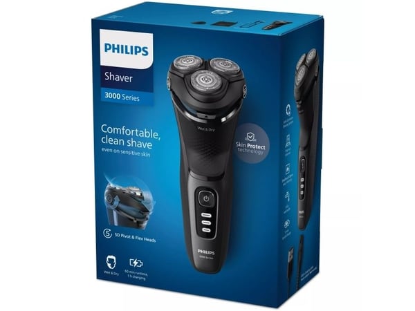 Philips 3000 Series S3244 - Rakapparat - sladdlös - rymdgrå