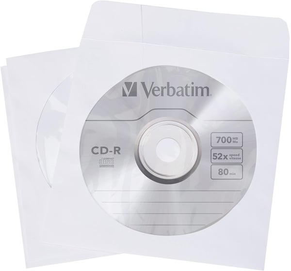 Verbatim - CD-lomme - kapasitet: 50 CD