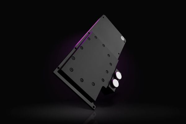 EK Water Blocks 3831109849651, Bakre platta, Acetal, Koppar, Polyoximetylen (POM), Svart, 1/4", EVGA GeForce RTX 3080, 3090 FTW3, 303 mm