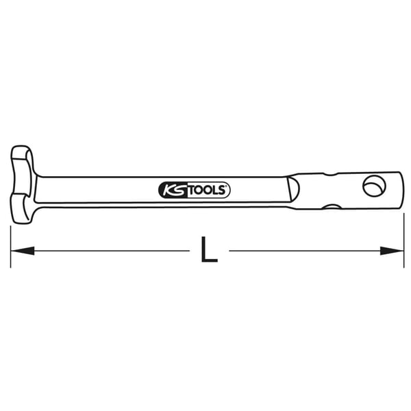 KS Tools 9638484 kloskruenøkkel 46 mm (kun del)