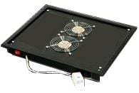 Triton - Rack-viftesett - med termostat - AC 220 V - RAL 7035